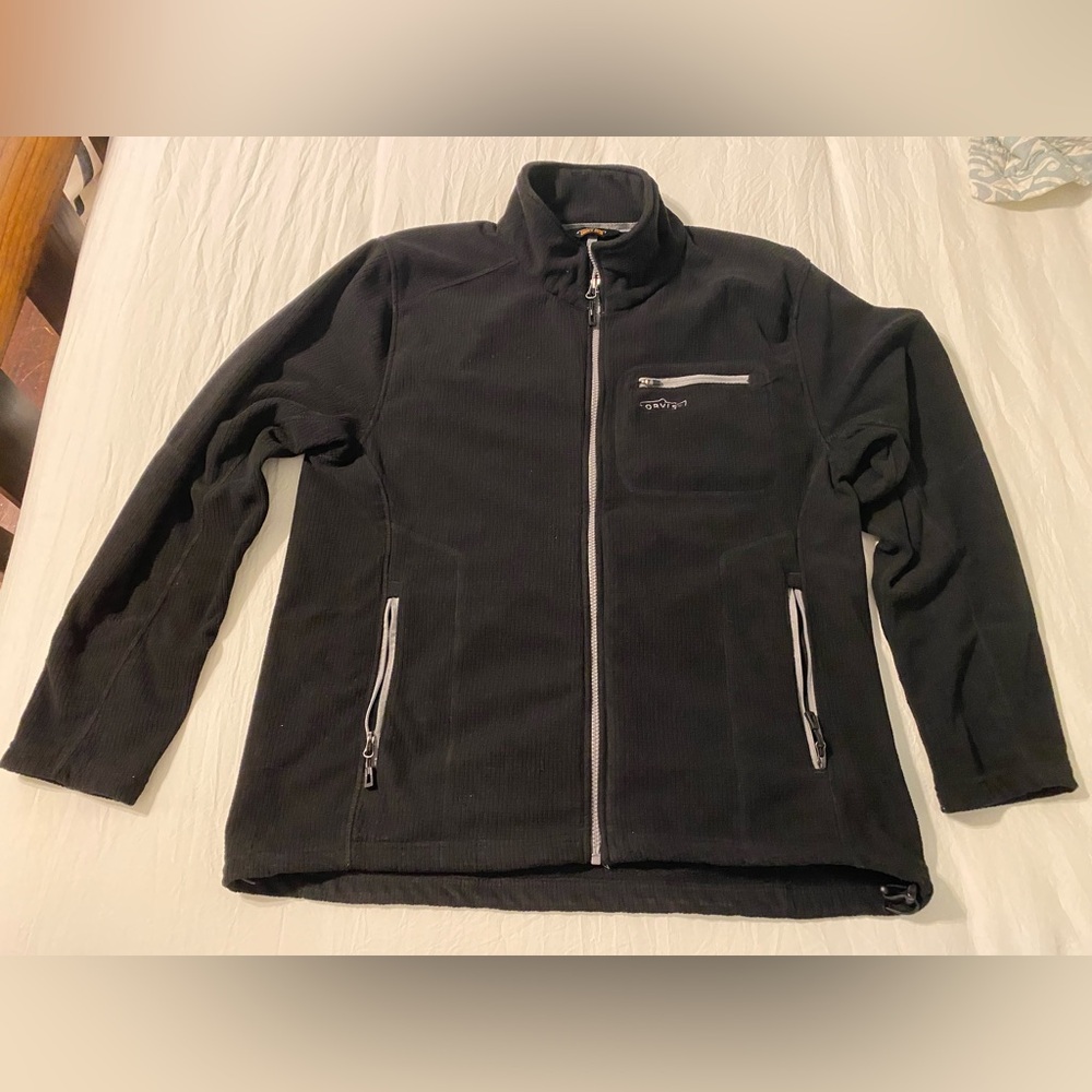 Orvis trout bum fleece jacket